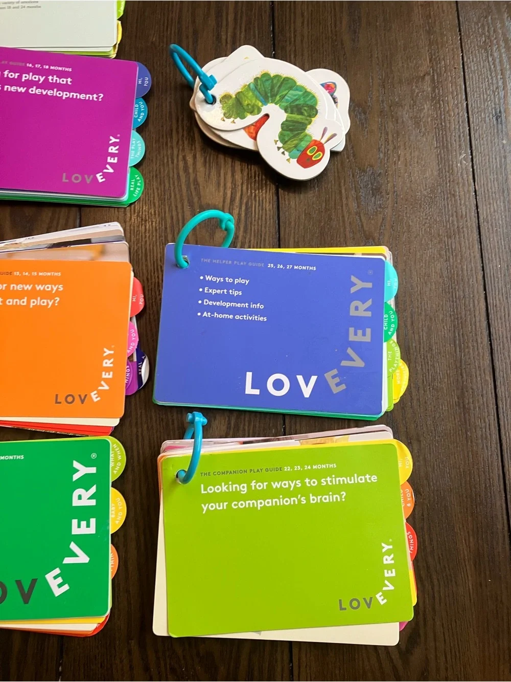 10 Lovevery Play Guides Bundle with Caterpillar Book